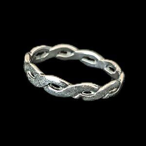 James Avery RARE Twisted Wire Stacked Ring